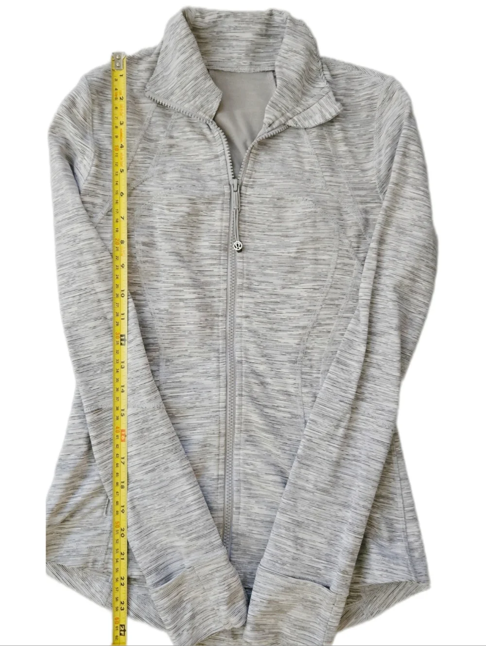 Lululemon Define Jacket Gray Space Dye Size 6 - Picture 4 of 6